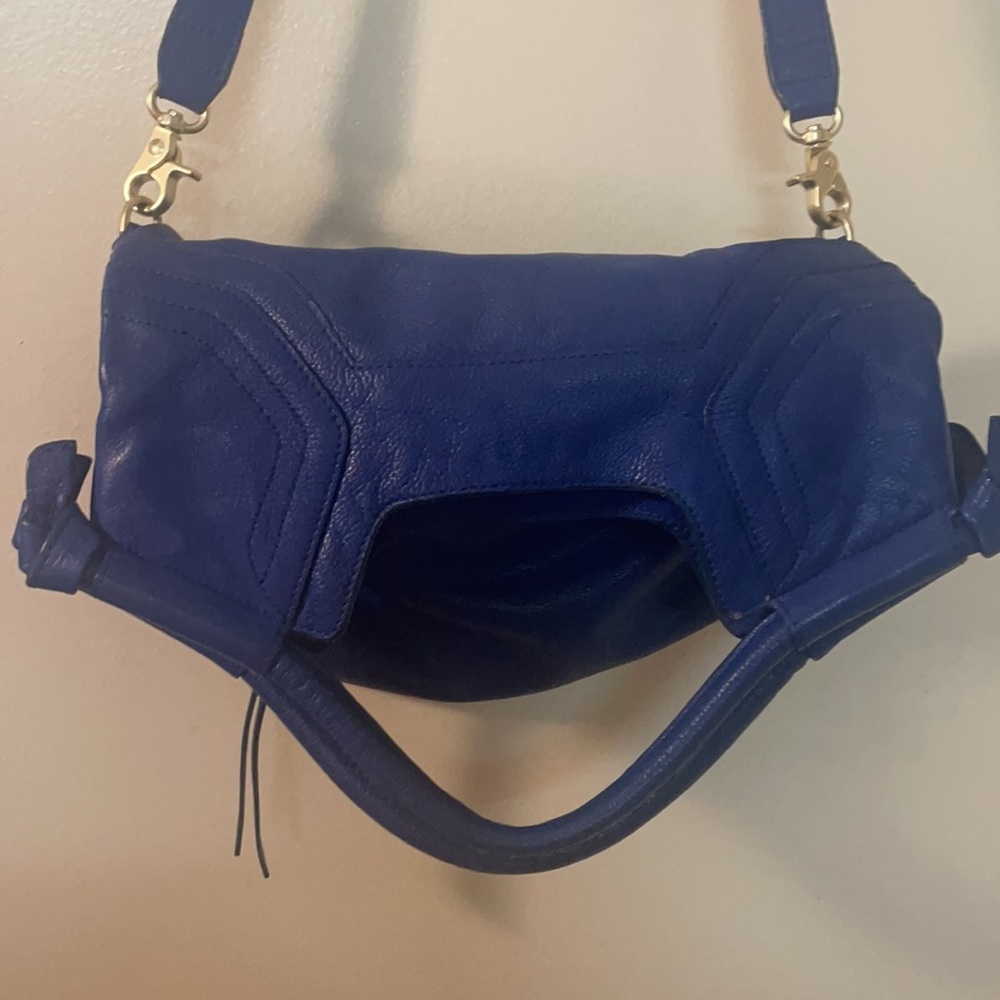 COPY - Foley and Corinna bag. The color is close to a royal blue. 100% leather.